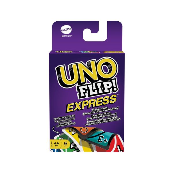 بازی فکری ماتیل مدل UNO Flip Express کد GXD75