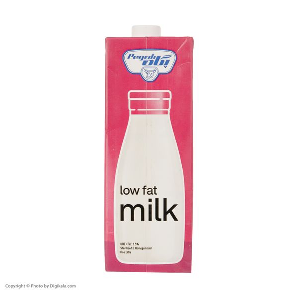 شیر کم چرب پگاه - 1 لیتر 