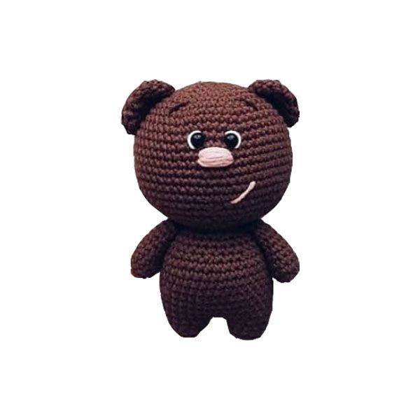 عروسک بافتنی مدل خرس تپل کد5