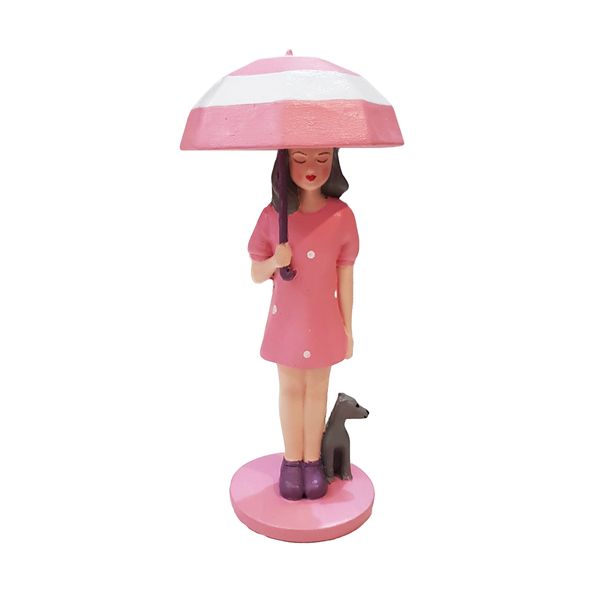 مجسمه مدل دختر چتر به دست کد 3