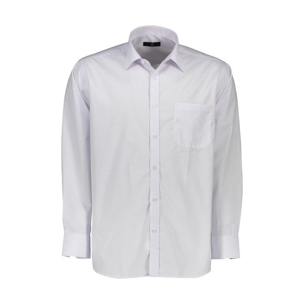 پیراهن مردانه زاگرس پوش مدل 101-WHITEPURPLE