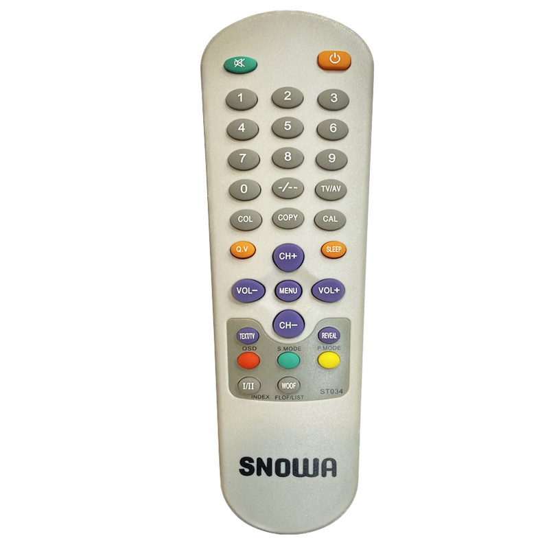 ریموت کنترل تلویزیون اسنوا مدل 031