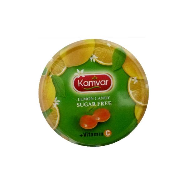 آبنبات بدون قند با طعم لیمو کامور - 150گرم