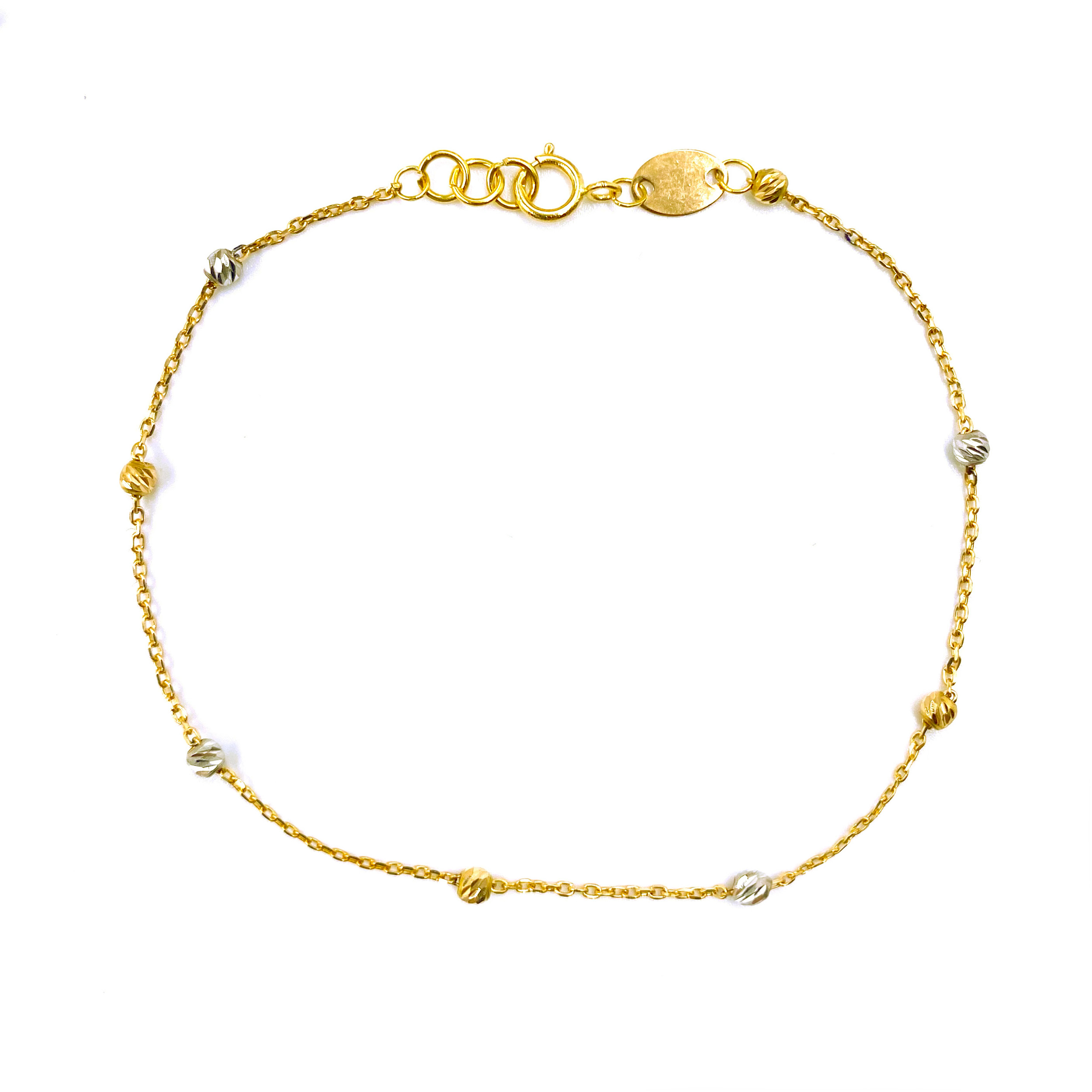 دستبند طلا 18 عیار زنانه هماتیت گلد مدل آلبرنادو کد 130487