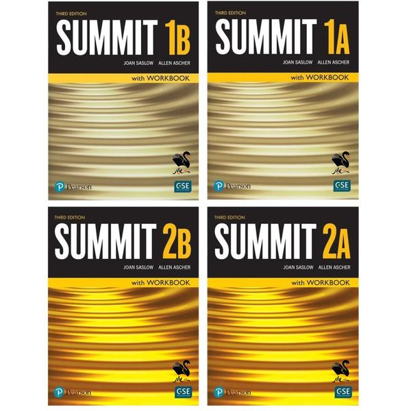 کتاب Summit Third Edition اثر Joan Saslow And Allen Ascher انتشارات شیلر 4 جلدی