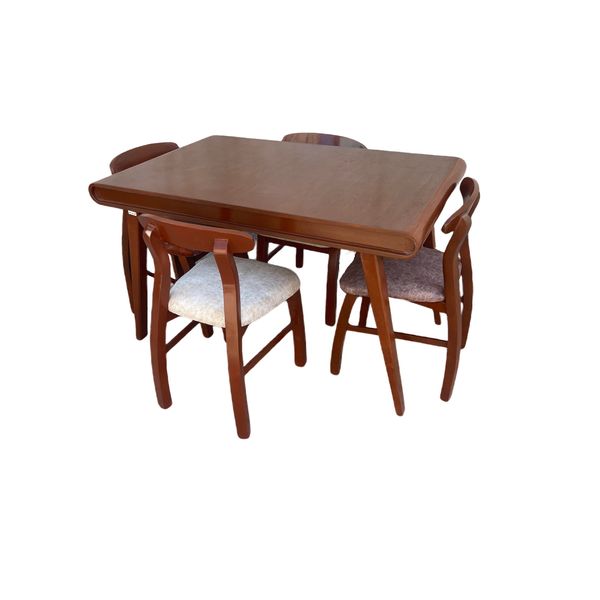 میز و صندلی ناهارخوری 4 نفره گالری چوب آشنایی مدل 805