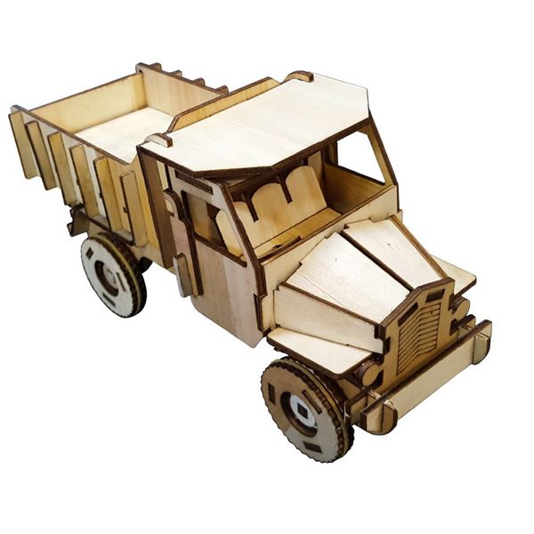 پازل سه بعدی چوبی برتاریو مدل کامیون