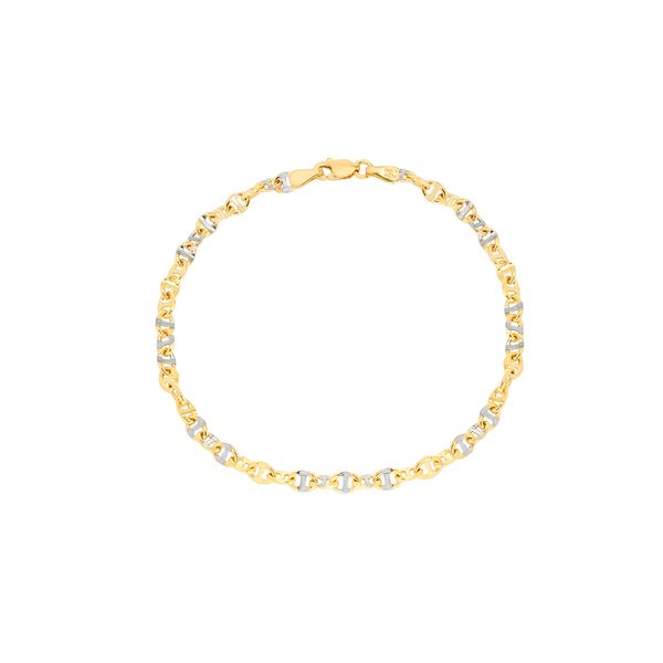دستبند طلا عیار 18 زنانه ماوی گالری مدل هرمس
