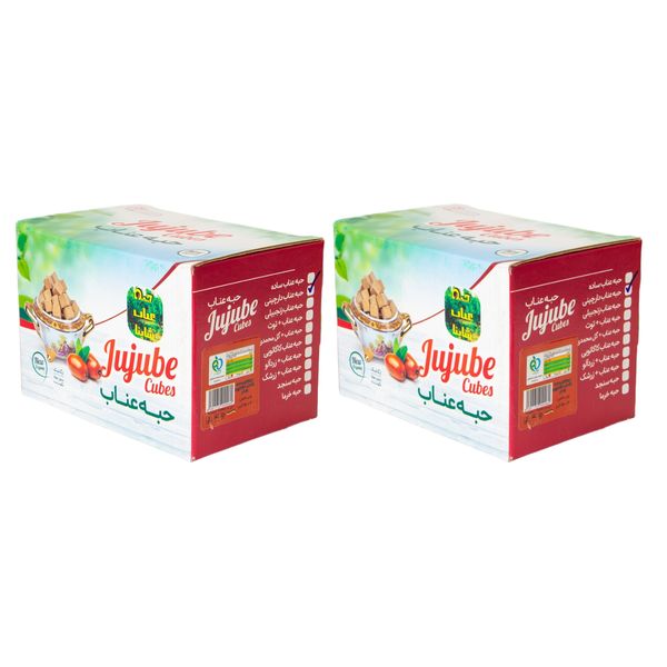 قند رژیمی حبه عناب دارچین شاینا - 500 گرم مجموعه 2 عددی