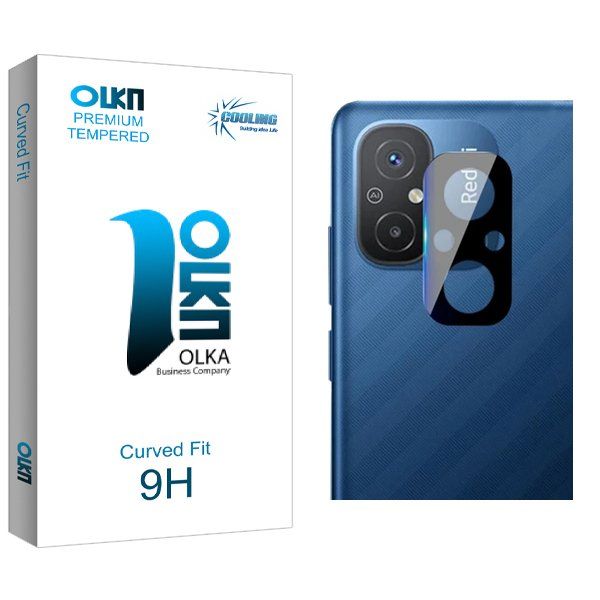 محافظ لنز گوشی کولینگ مدل Olka 3D مناسب برای گوشی موبایل شیائومی Redmi 12C