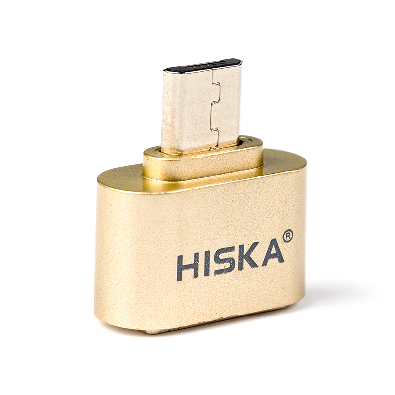 مبدل OTG MicroUSB  به USB هیسکا مدل OT-02