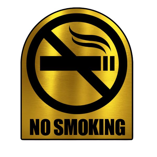 تابلو نشانگر آژنگ طرح سیگار کشیدن ممنوع کد-NO-S-01