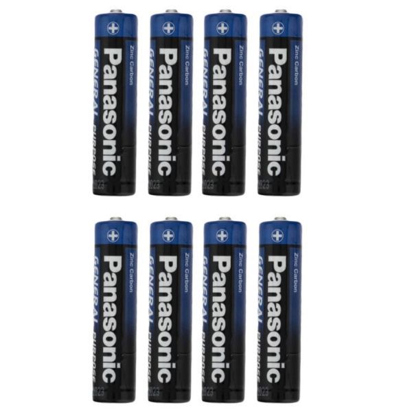 باتری قلمی پاناسونیک مدل r04 مجموعه 8 عددی