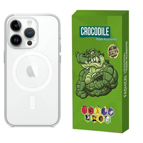 کاور کروکودیل مدل Magsafe مناسب برای گوشی موبایل اپل Iphone 14promax