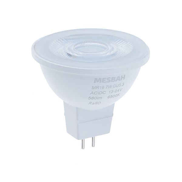 لامپ هالوژن ال ای دی 12 ولت 7 وات مصباح مدل AC/DC کد 12V-24V پایه سوزنی