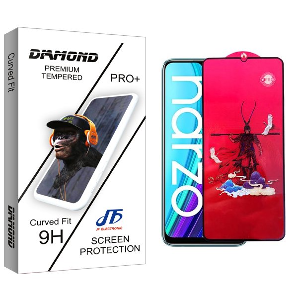 محافظ صفحه نمایش جی اف مدل Diamond king مناسب برای گوشی موبایل ریلمی Narzo 30A