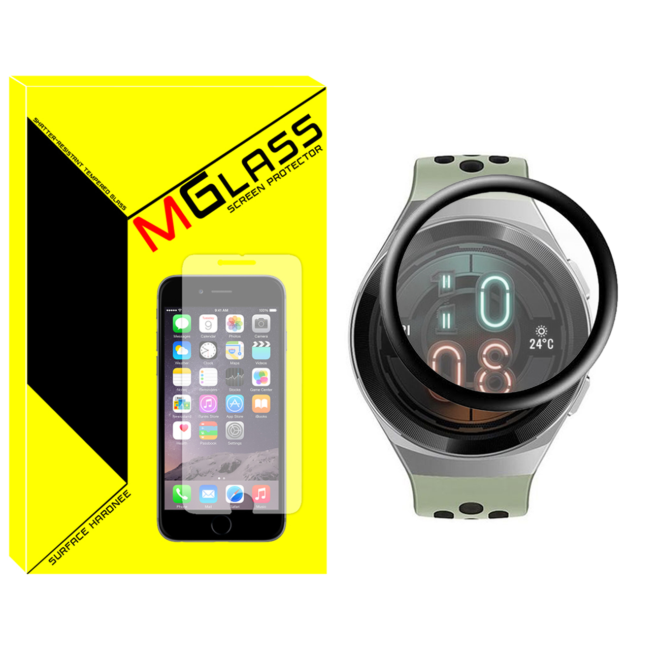 محافظ صفحه نمایش نانو ام‌گلس مدل Pmma-MG مناسب برای ساعت هوشمند هواوی GT2e