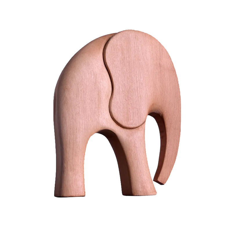 مجسمه چوبی ایبلو مدل فیل