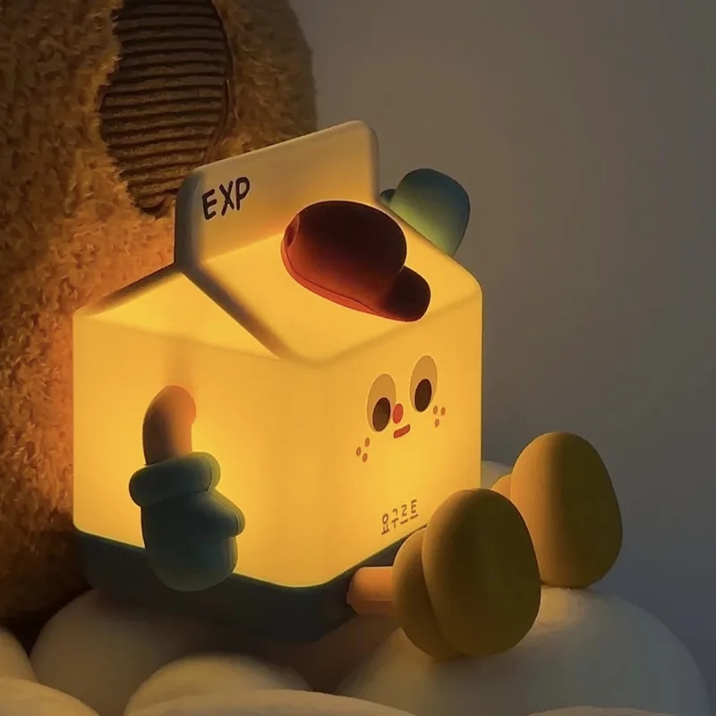 چراغ خواب اتاق کودک ای اکس پی مدل Milk Box