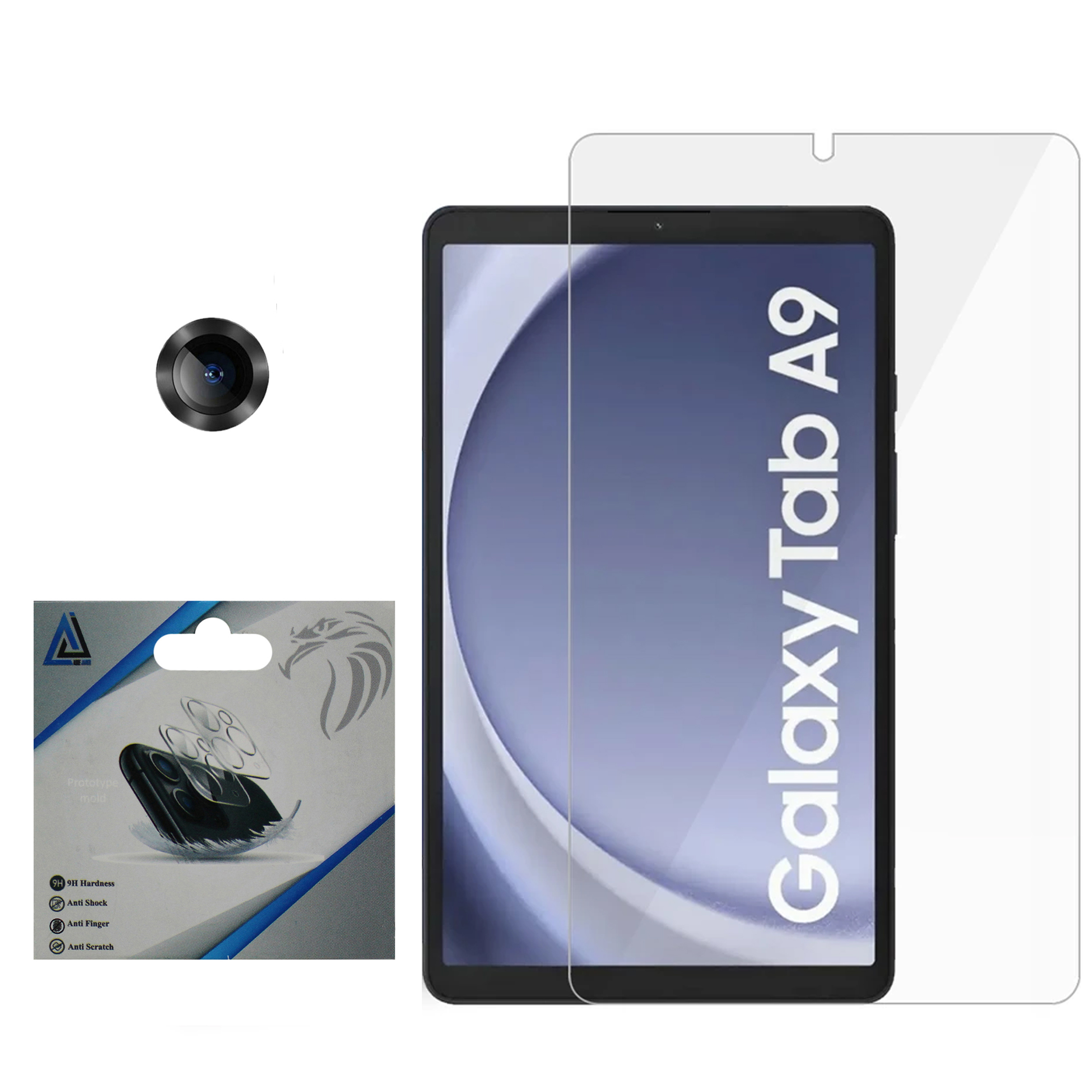 محافظ صفحه نمایش مدل  256_5G_Ultra مناسب برای تبلت سامسونگ (Galaxy Tab A9 8.7 (X110-X115 به همراه محافظ لنز  دوربین