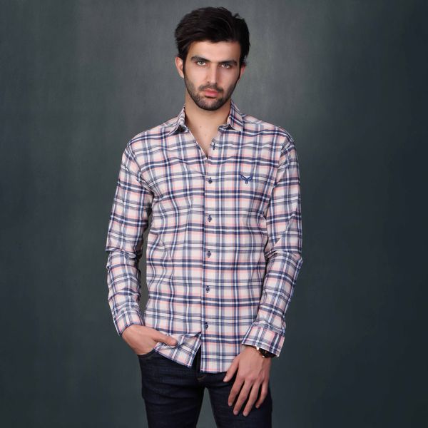پیراهن آستین بلند مردانه پیکی پوش مدل M02534