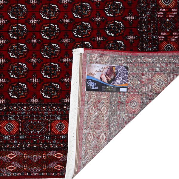 فرش ماشینی دنیای فرش مدل ترکمن سنتی کد 1906