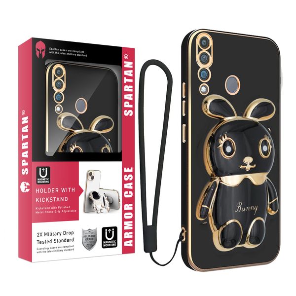 کاور اسپارتان مدل Bunny Strap مناسب برای گوشی موبایل هوآوی Y9 Prime 2019 به همراه بند