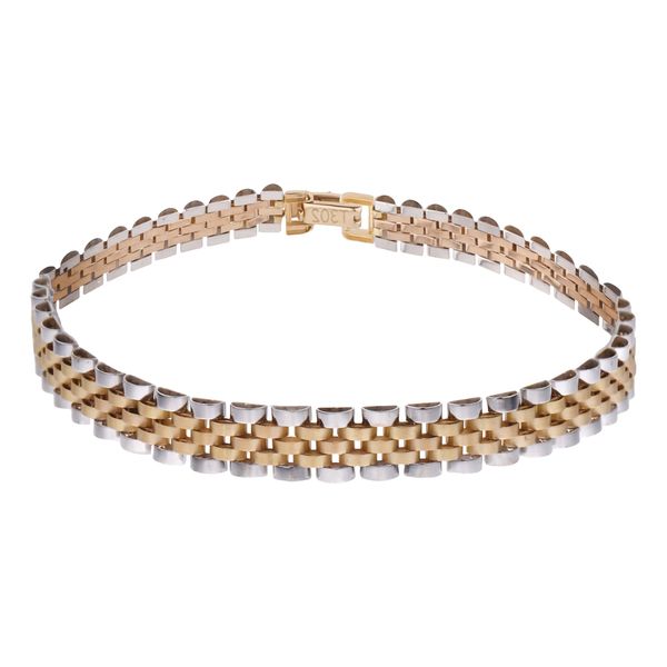 دستبند طلا 18 عیار زنانه طلای مستجابی مدل 40162
