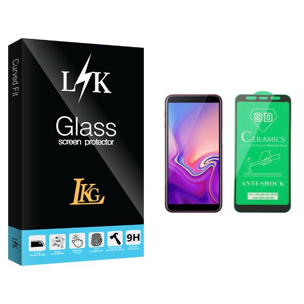 محافظ صفحه نمایش سرامیکی ال کا جی مدل LK Glass مناسب برای گوشی موبایل سامسونگ Galaxy J6 Plus