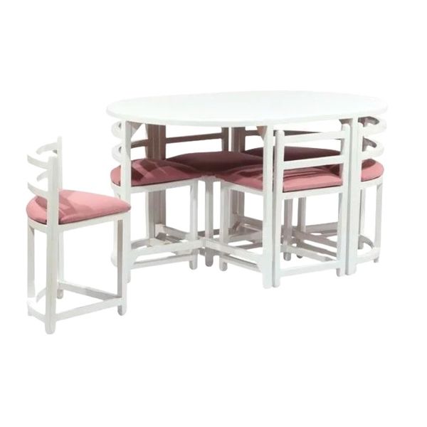 میز و صندلی ناهارخوری 6 نفره گالری چوب آشنایی مدل Wh-658