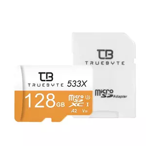  کارت حافظه microSD XC تروبایت مدل 533X-A2- V30 کلاس 10 استاندارد UHS-I U3 ظرفیت 128 گیگابایت
