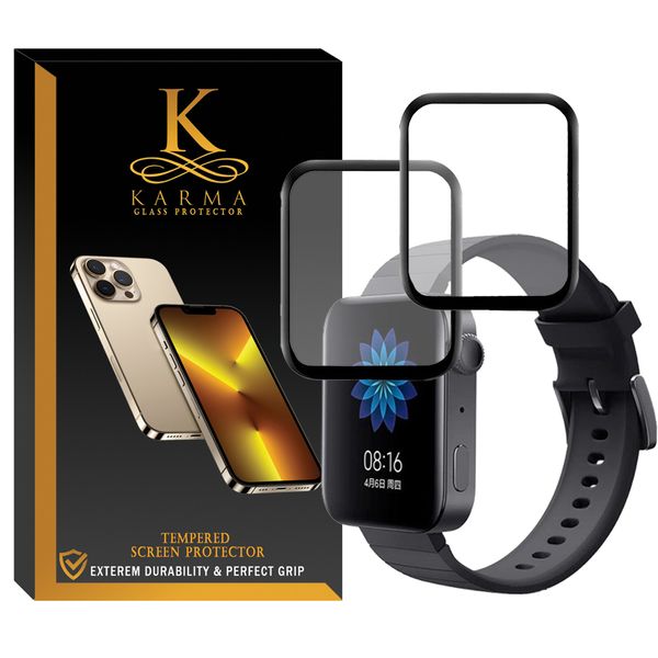 محافظ صفحه نمایش کارما مدل KA-PM مناسب برای ساعت هوشمند شیائومی Mi Watch بسته دو عددی