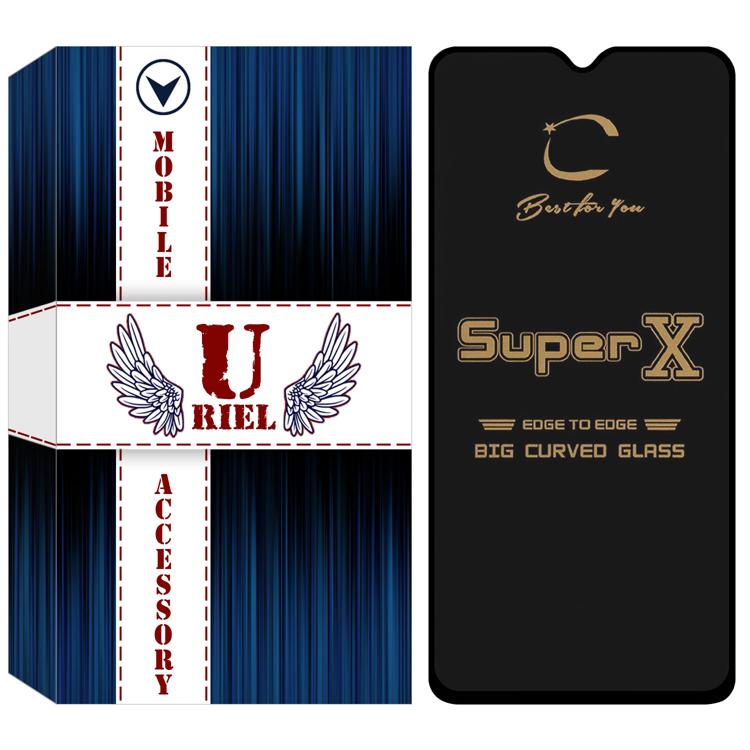 محافظ صفحه نمایش شیشه ای یوریل مدل SuperX مناسب برای گوشی موبایل سامسونگ Galaxy M14 4G