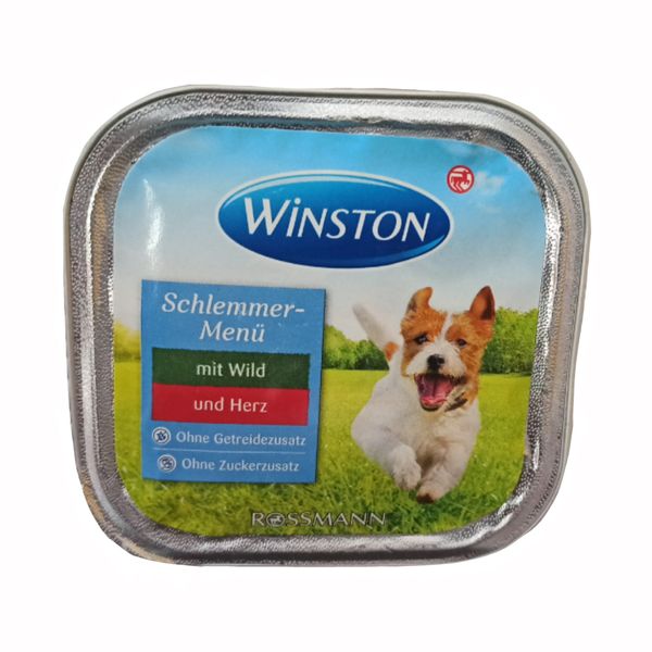 کنسرو غذای سگ وینستون مدل Wild_150 وزن ۱۵۰ گرم
