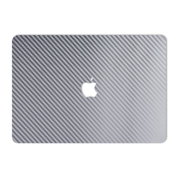 برچسب پوششی ماهوت طرح Silver Carbon مناسب برای لپ تاپ Macbook 12inch Retina