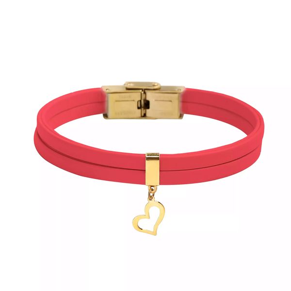 دستبند طلا 18 عیار زنانه روبی آرت گالری مدل GZH0190-2