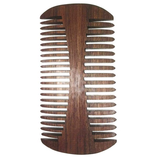 شانه مو مدل چوبی دو طرفه دست ساز