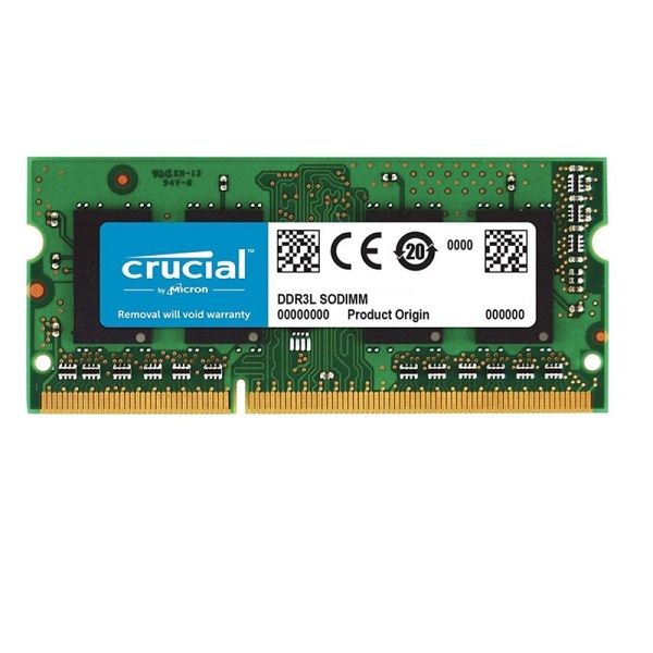  رم لپ تاپ DDR3L تک کاناله 1333 مگاهرتز (1x4GB) CL9 کروشیال مدل PC3L ظرفیت 4 گیگابایت