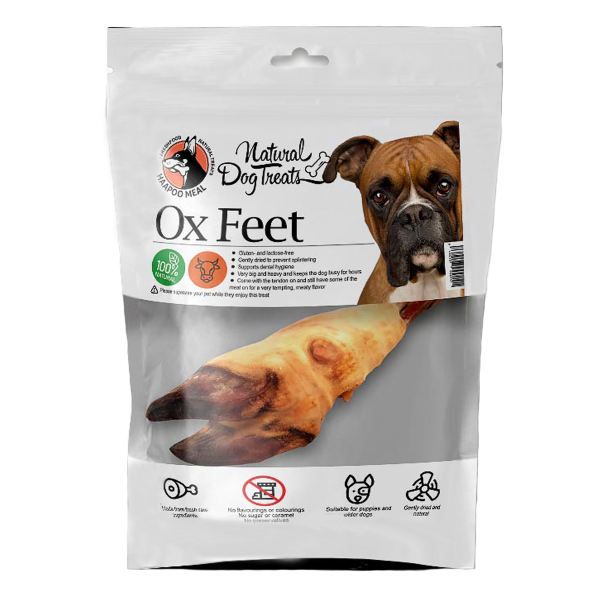 غذای تشویقی سگ هاپومیل مدل Ox Feet small کد 55 وزن 100 گرم