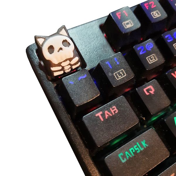 کلید کیبورد مدل skull cat