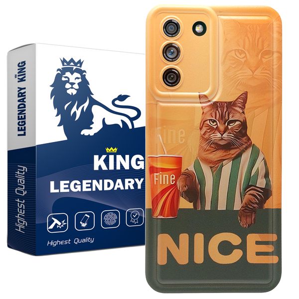 کاور لجندری کینگ مدل گربه زندانی مناسب برای گوشی موبایل سامسونگ GALAXY S21 FE