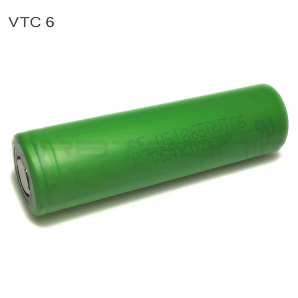  باتری لیتیوم-یون قابل شارژ مدل vtc -18650 ظرفیت 3000 میلی آمپرساعت