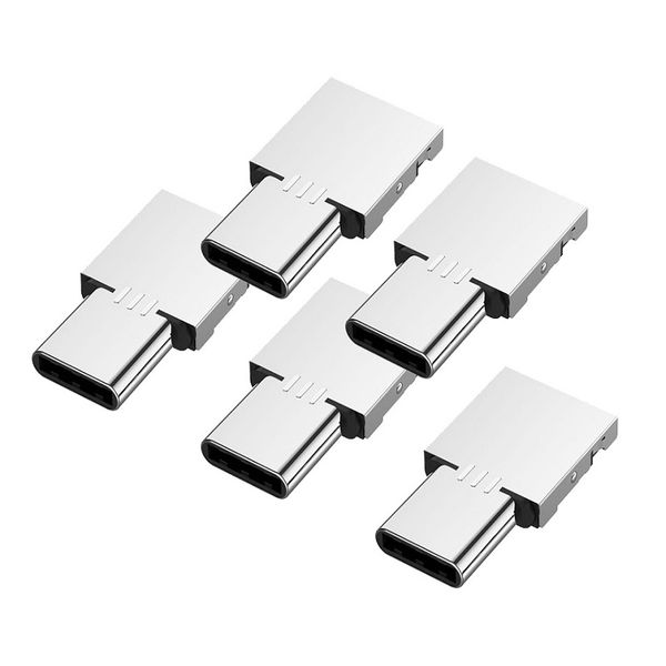 مبدل USB به USB-C مدل Mini بسته پنج عددی