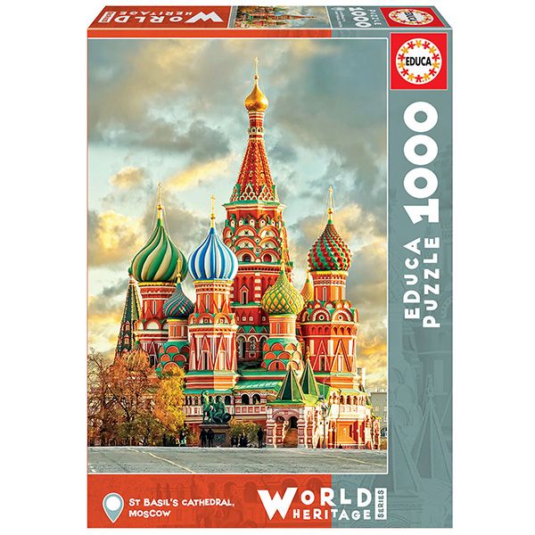 پازل 1000 تکه ادوکا مدل کلیسای سنت باسیل مسکو