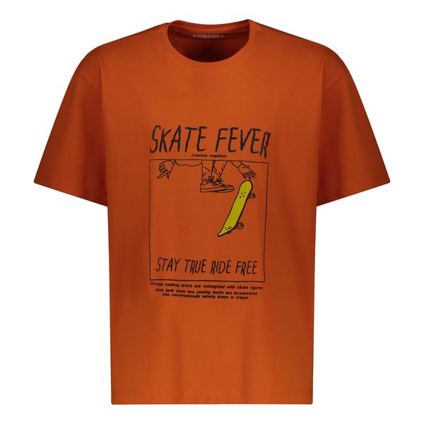 تی شرت آستین کوتاه مردانه ایزی دو مدل 993011 رنگ نارنجی