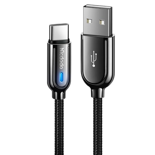 کابل تبدیل USB به USB-C مک دودو مدل 6A Super Charge Type-C Auto Power Off طول 1 متر