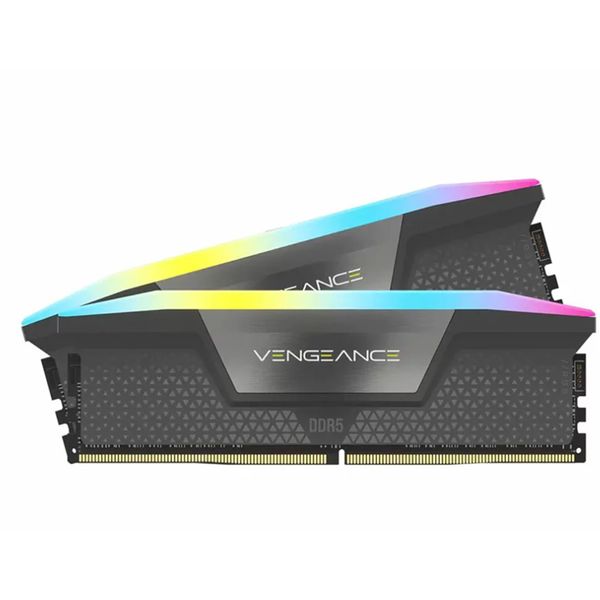 رم دسکتاپ DDR5 دو کاناله 5600 مگاهرتز CL40 کورسیر مدل VENGEANCE RGB ظرفیت 48 گیگابایت