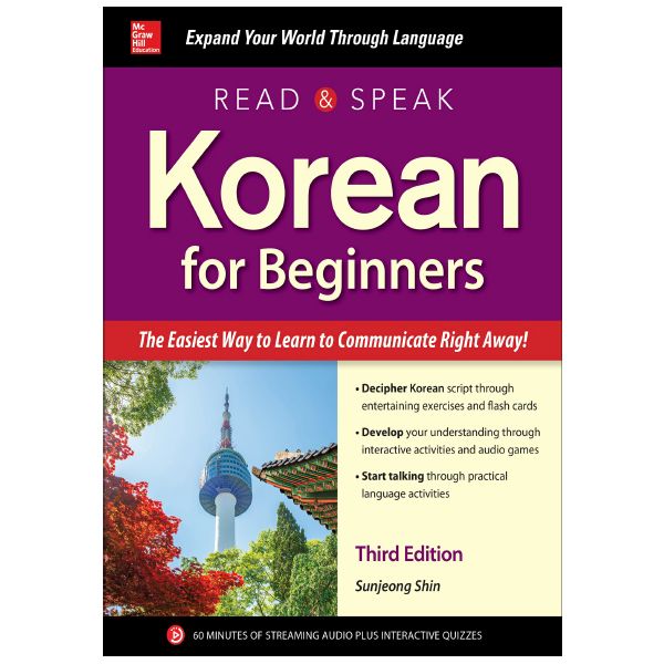کتاب Read and Speak Korean For Begginers اثر Sunjeong Shin انتشارات مک گرا هیل