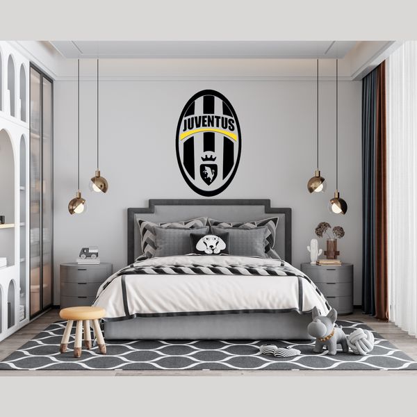 دیوارکوب آرتافرین مدل لوگوی تیم یوونتوس Juventus