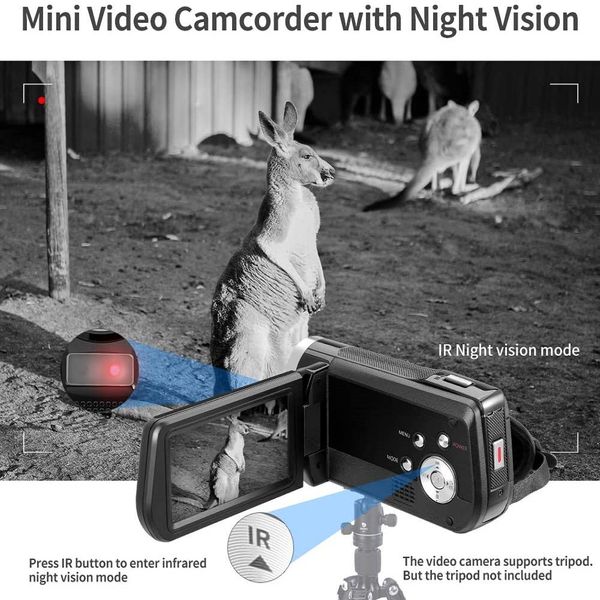 دوربین فیلم برداری اوردرو مدل 4K Ultra Mini Night Vision